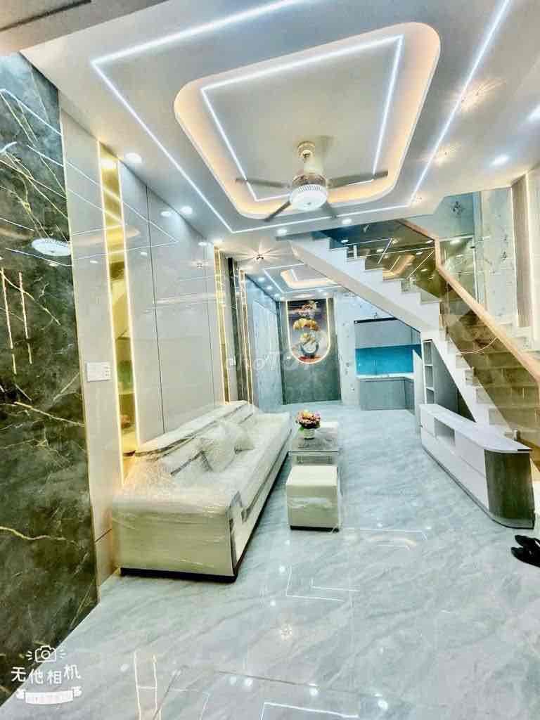 BÁN NHÀ HUỲNH THỊ HAI Q12 NHÀ ĐẸP HẺM OTO TẶNG FULL NỘI THẤT 3,9 TỶ