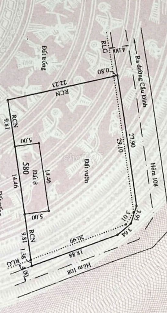 Lô góc 777m hẻm xe tải đường Cầu Đình, Long Phước - Ảnh 3