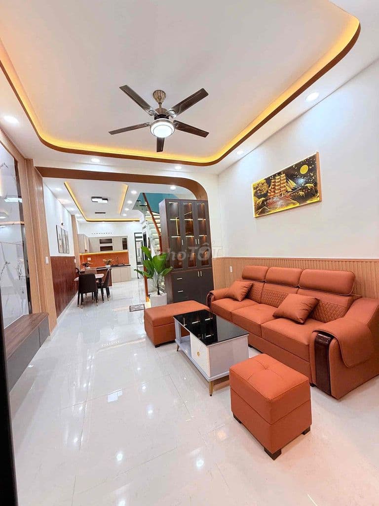 Nhà đẹp 3.75x18m 1 trệt 1 lầu 3PN 4WC HXh Dương Văn Dương - Tân Phú - Ảnh 2