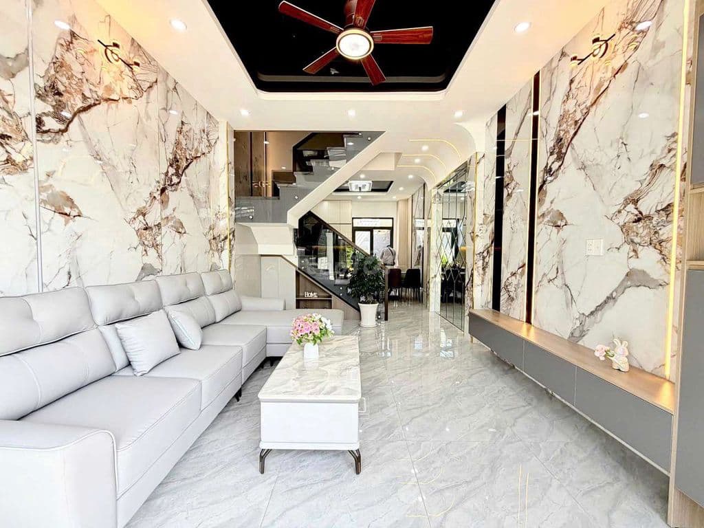 NHÀ MT SÔNG HXH HÀ HUY GIÁP Q12 100M2 GẦN CẦU PHÚ LONG NHỈNH 6 ĐỒNG - Ảnh 2