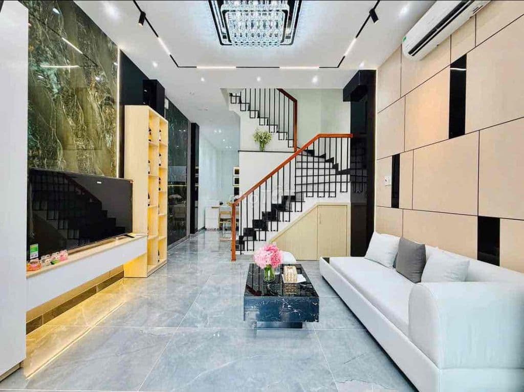 Nhà Phố Mới Xây 3,5x12 2Lầu 3Pn Full NT Hẻm 3m Thông - Ảnh 3