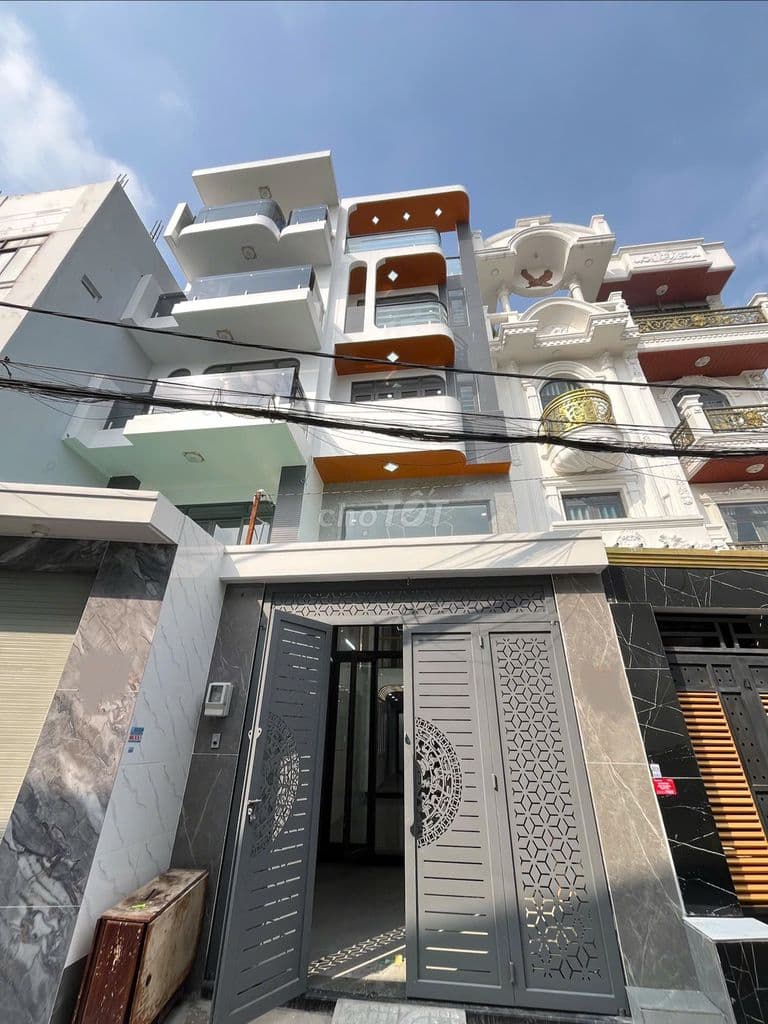 NHÀ HẺM XE HƠI AN DƯƠNG VƯƠNG, GIÁP Q6. DT: 4x20m, 5 Tầng. GIÁ 8.5 tỷ
