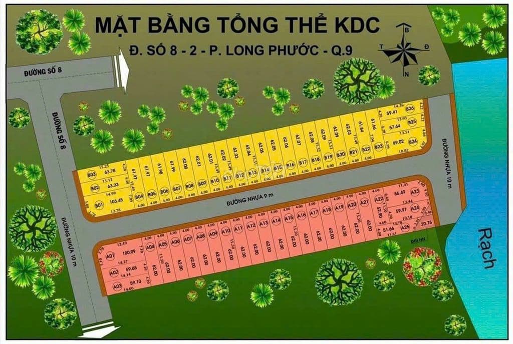 BÁN ĐẤT GIÁ RẺ 72m2 - Đ.8 LONG PHƯỚC , QUẬN 9 - Ảnh 3