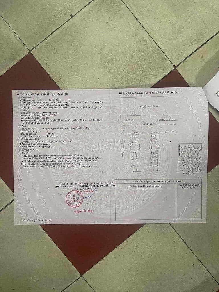 Mặt tiền Trần Hưng Đạo đoạn 2 chiều
