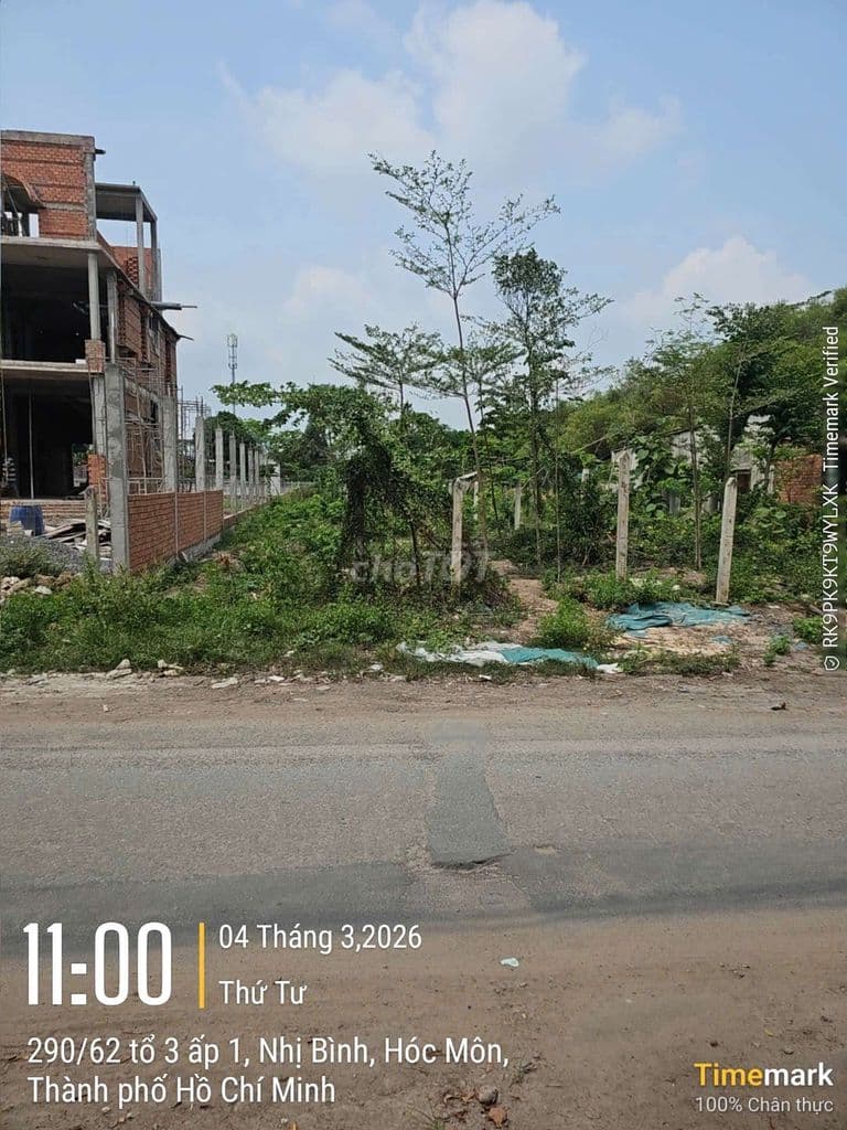 Đất Thổ Cư 2 Mặt Tiền Nhị Bình - Bùi Công Trừng