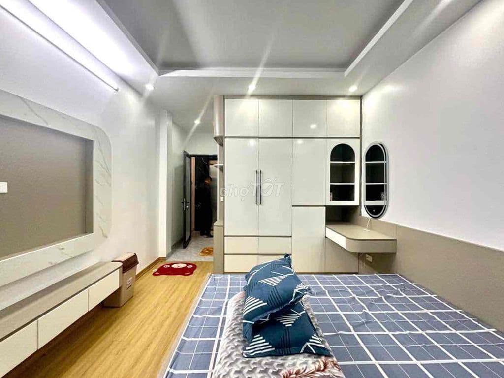 Ô tô đỗ cửa Hoàng Mai, Thang Máy, Kinh Doanh sầm uất, nhà mới 46*5T - Ảnh 3