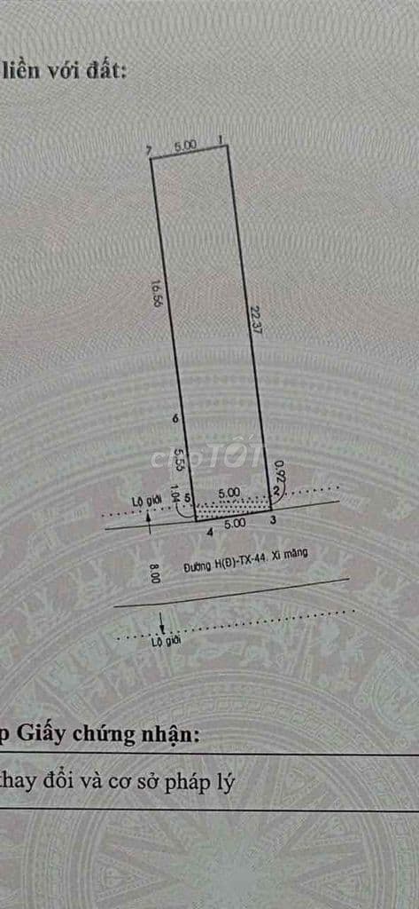 Đất 5x23,2m, Sổ 116m - Hẻm Ô Tô Ngay Lê Thị Hà Giao Tâm Xuân 1. - Ảnh 3