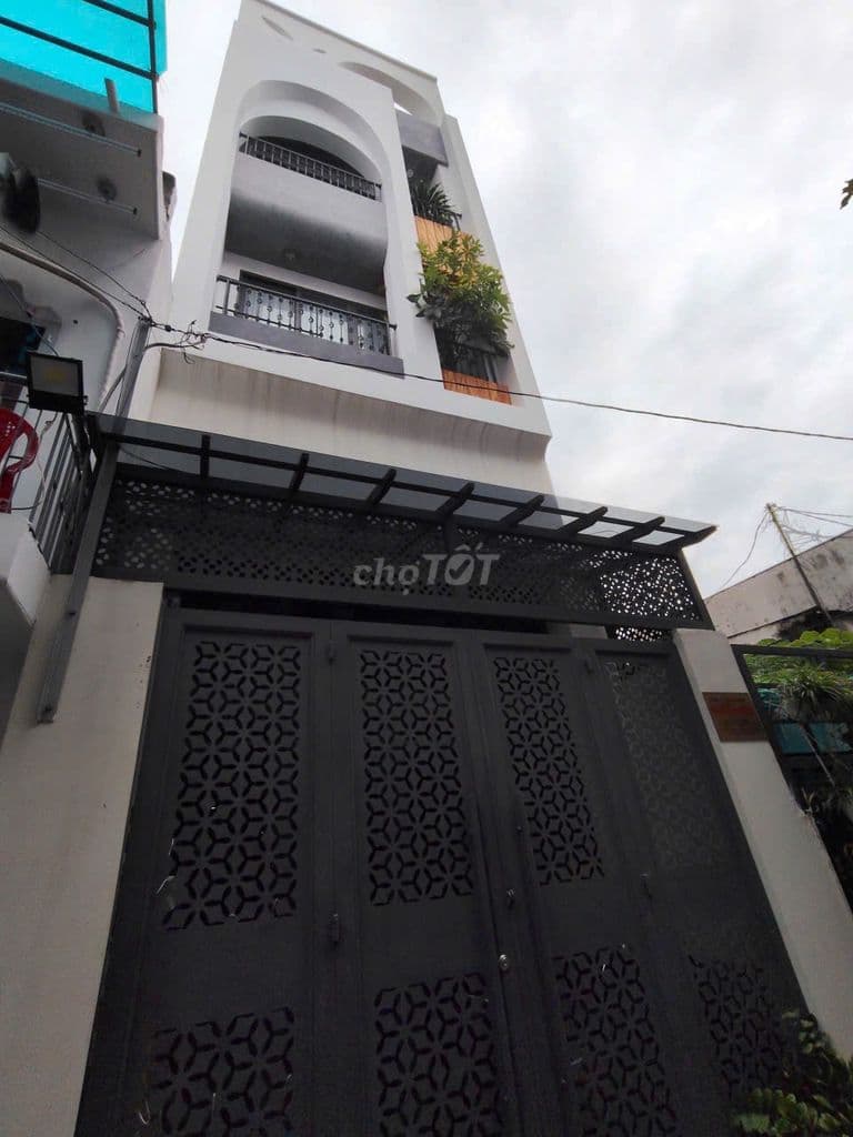 NHÀ 1/ GÒ DẦU- TÂN SƠN NHÌ CÓ THANG MÁY, 4X14M , 3 LẦU MỚI, 7,38 TỶ TL