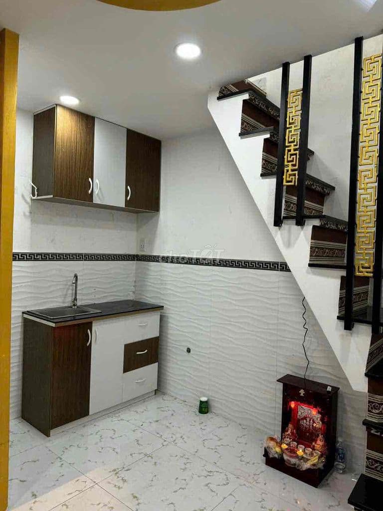 Nhà 679 Triệu, Trệt, Lầu Suốt, DT 3x x 4m, Hẻm 391 Huỳnh Tấn Phát, Q7 - Ảnh 2