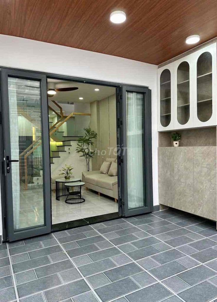 Hẻm 805 Phan văn Trị P7 vào 100m: 4x16,3 đúc 1T1L - Ảnh 2