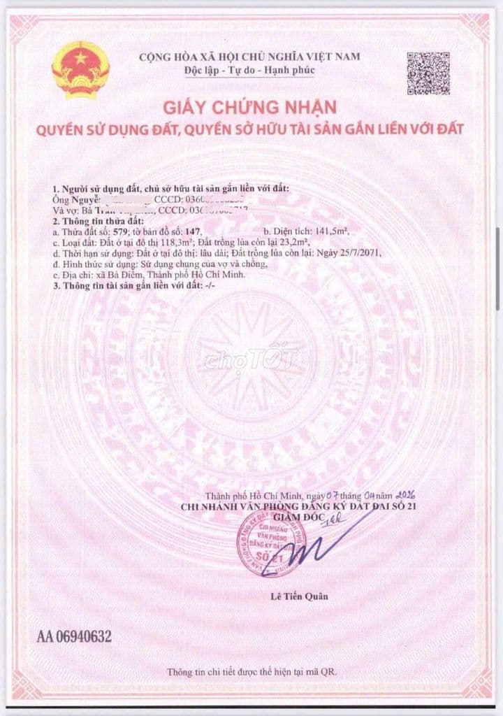 Đất 5 x 27m Mặt tiền XTT.20, sau lưng chợ Xuân Thới Thượng - Ảnh 3