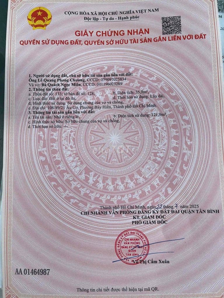 bán nhà hẻm 108/89/25 trần văn quang - Ảnh 2