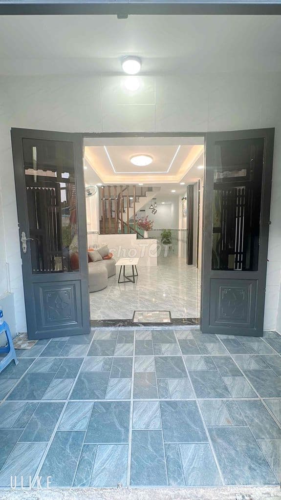 Nhà 2 lầu 4pn xe hơi đậu cửa ngay chợ cầu Đồng - Ảnh 2