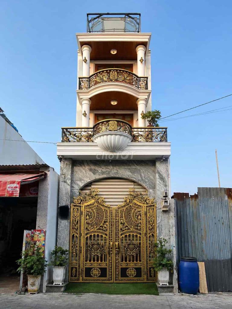 NHÀ ĐẸP 4 TẦNG - 76m2 (4x19) HẺM XE HƠI 7m NGAY CHỢ HẠT ĐIỀU