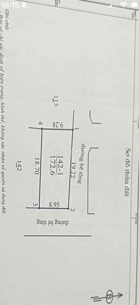 Bán lô Góc 172m2 sát Khu Công Nghiệp.