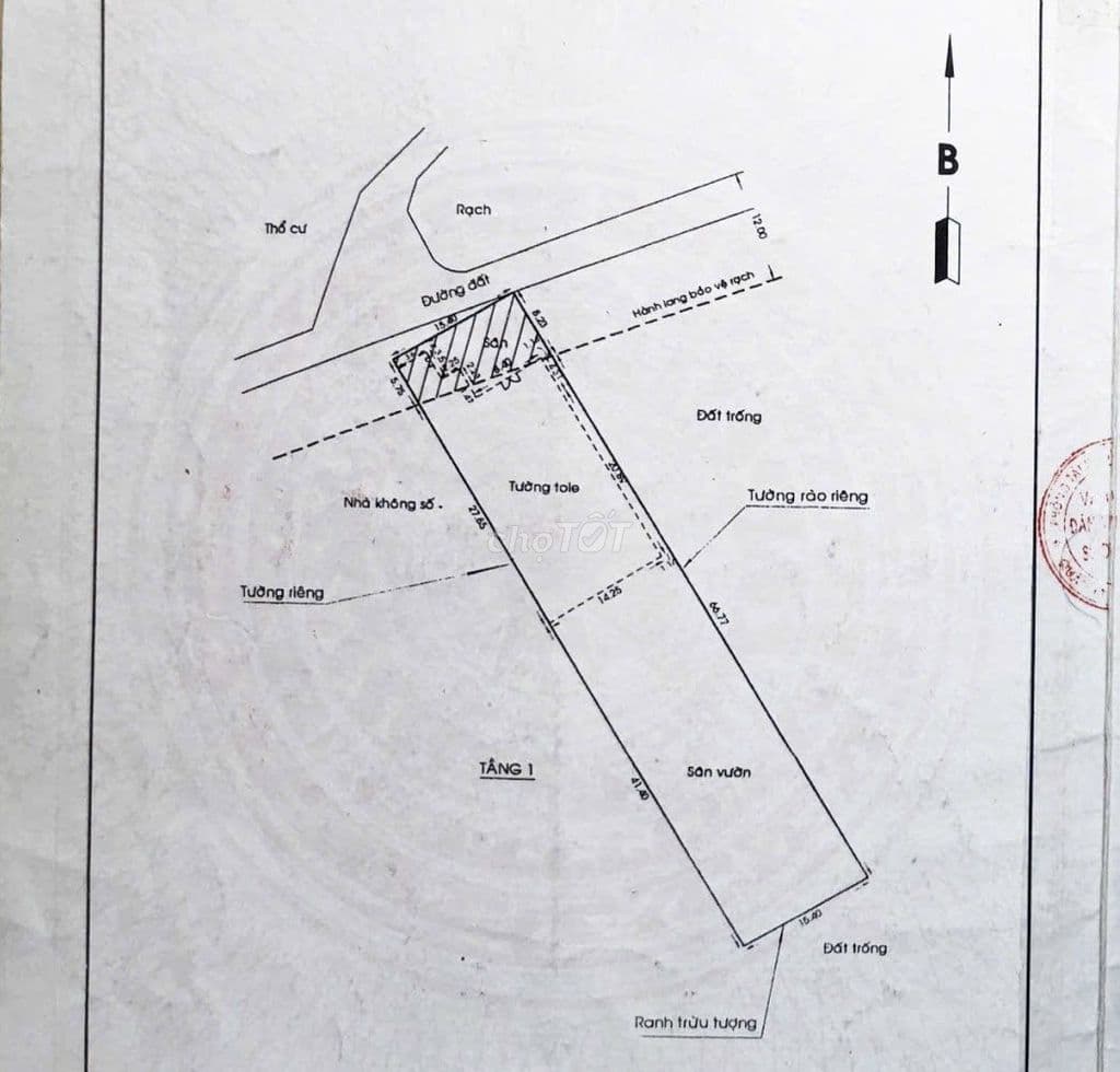 Bán đất 1000m2 thổ cư mặt tiền Thạnh Lộc 22. - Ảnh 2