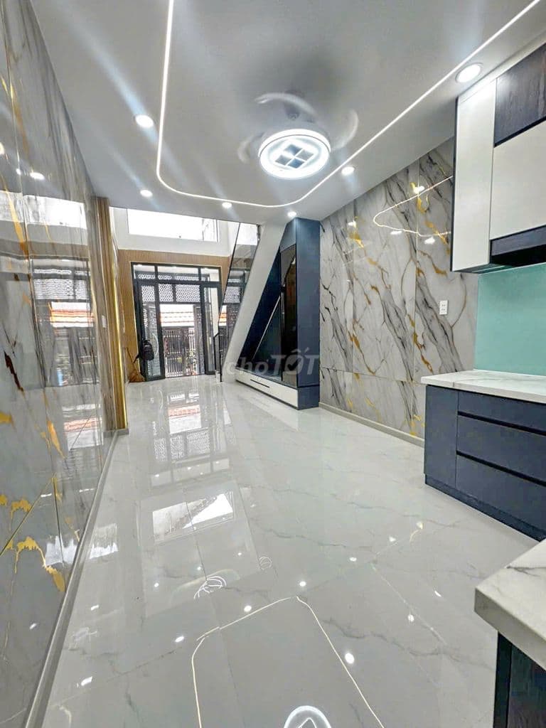 Bán nhà phố mới hoàn thiện full nội thất hẽm thoáng Huỳnh Tân Phát. Q7 - Ảnh 2