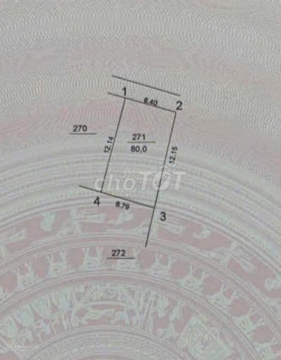 BÁN 80m2 ĐẤT THỔ CƯ SỔ SẴN MẶT TIỀN RỘNG GIÁ *** BÁT TRÀNG - Ảnh 2