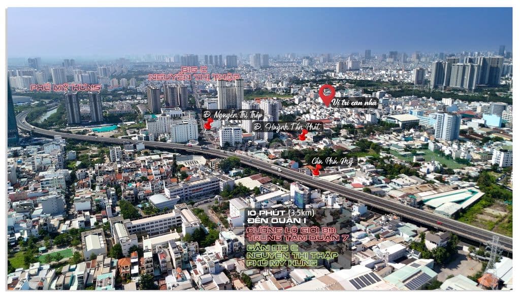 NHÀ DT: 4,5x14,5m (65m2), MẶT TIỀN ĐƯỜNG NHỰA 8m, Q.7. CHỈ 6,3 TỶ - Ảnh 3