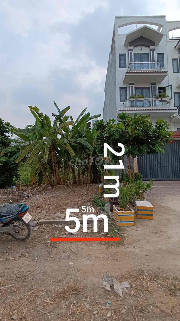 BÁN LÔ ĐẤT KHU DÂN CƯ LÊ BÔI QUẬN 8. DT: 105m2. Ngan 5m. Nhỉnh 5 Tỷ - Ảnh 2
