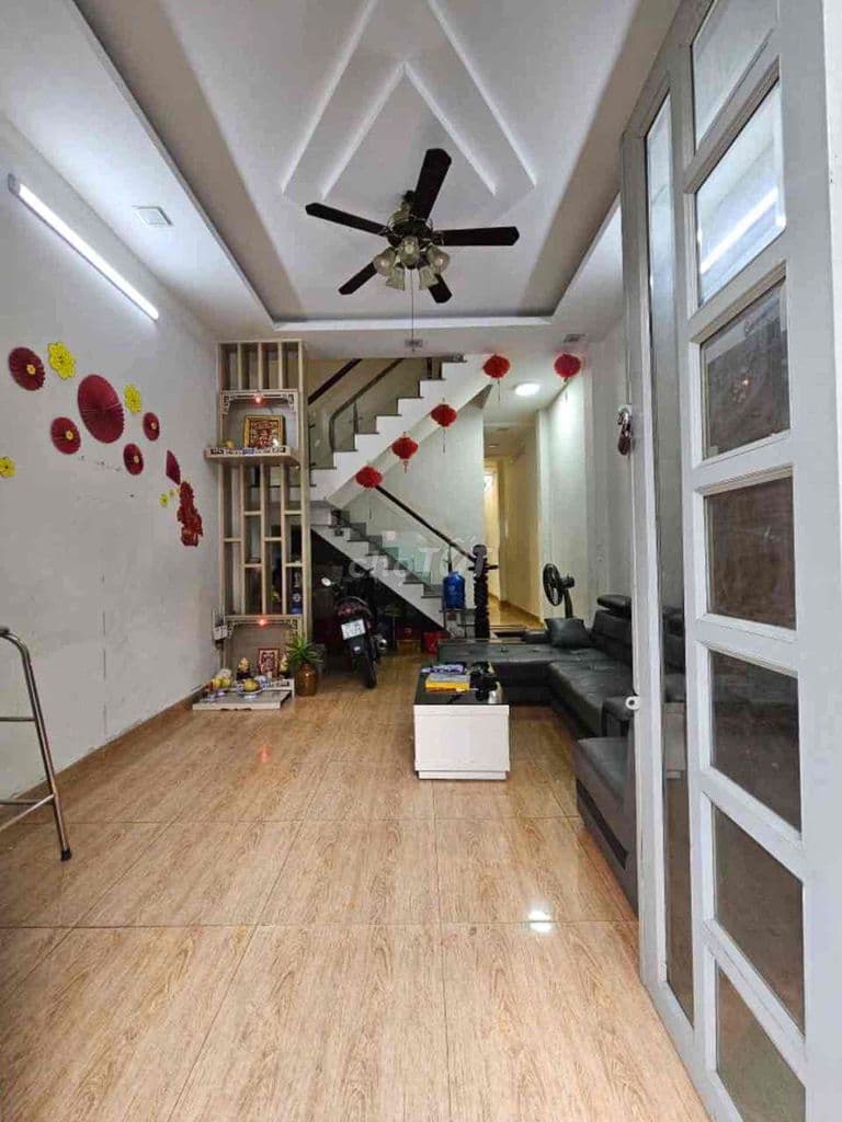 BÁN NHÀ TỈNH LỘ 10 CHỢ BÀ HOM. 4 X 15 M. 2 TẦNG. ĐƯỜNG 8M THÔNG - Ảnh 3