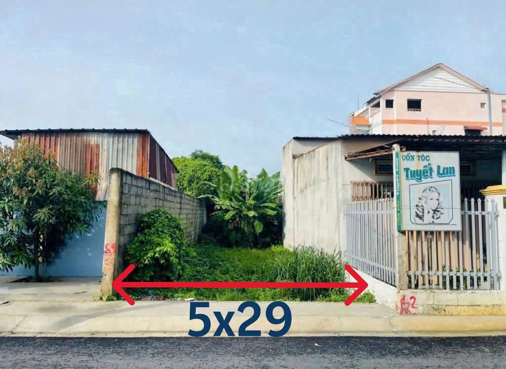bán gấp đất mặt tiền đường An Nhơn Tây 149m2(5x29)1tỷ2 huyện Củ Chi