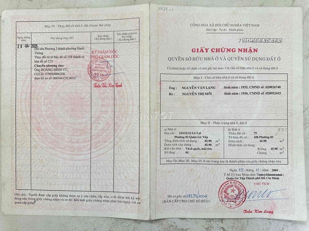 bán nhà gò vấp - Ảnh 2