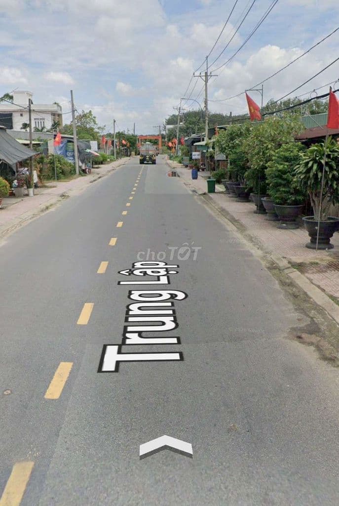 132m2 đất mặt tiền đường Trung Lập , sổ sẵn , đúng giá 1 tỷ 250.
