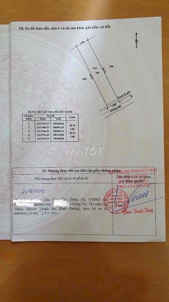 BÁN ĐẤT 273m2 (Ngang 7x38) PHƯỚC VĨNH AN. Giá 620, SHR, XÂY DỰNG TỰ DO - Ảnh 2