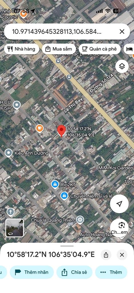 Ngộp:225m2 đất thổ vườn (7,8x30) đường Lê Thị Bay vào 30m,gần trườngC1 - Ảnh 3