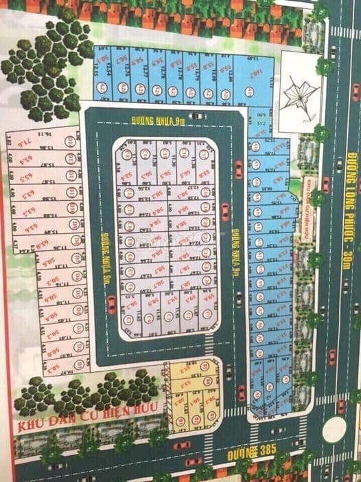 BÁN ĐẤT KDC 383 - NGAY CẠNH ĐH LUẬT LONG PHƯỚC - Ảnh 2