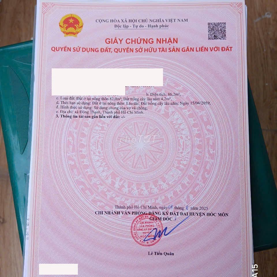 Đất vuông đẹp 5 x 18, thổ cư 86m2, hẻm 1/ Nguyễn Thị Pha, gần chợ - Ảnh 2