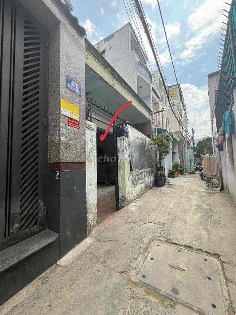 bán nhà duong số 14 go vấp , 5,11 nở hậu 6x 10m