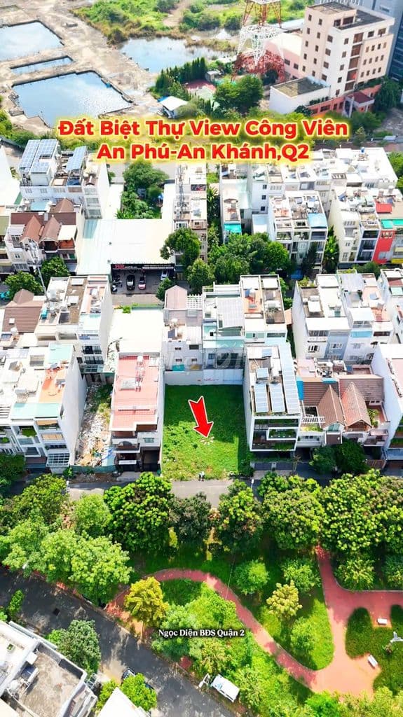 Đất biệt thự view công viên DT:160m2(8mx20m) An Phú-An Khánh-Quận 2 - Ảnh 3