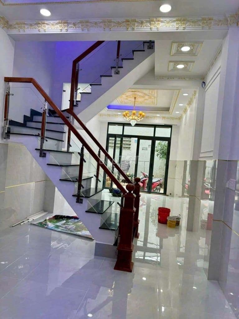 Nhà bán mới 100% gần chợ Bình thành,dt 4x15 4 lầu,p bình tanhcm,5ty449 - Ảnh 3