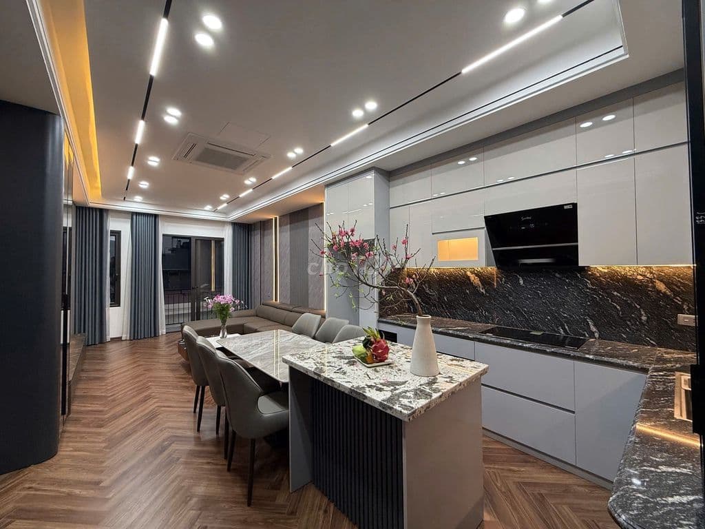 Bán nhà mặt ngõ to Tư Đình, 52m2 x 6 tầng thang máy, xe 7 chỗ vào nhà