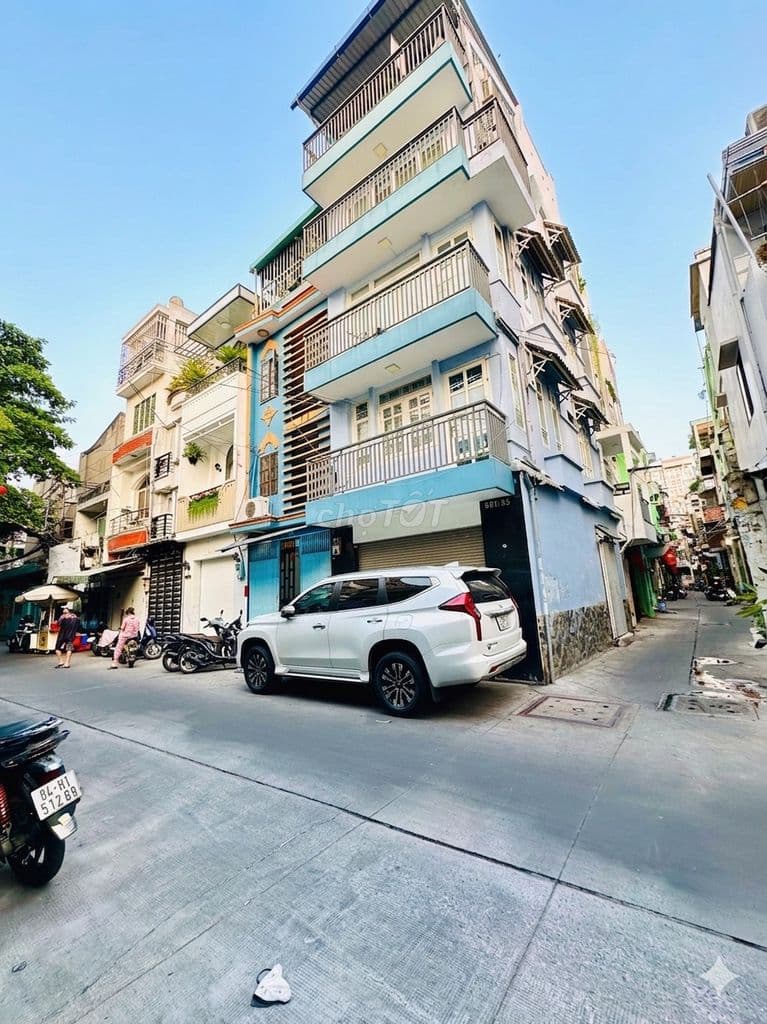 BÁN NHÀ MTKD CMT8 - 3 TẦNG 60M2 SD - HẺM OTO QUAY ĐẦU