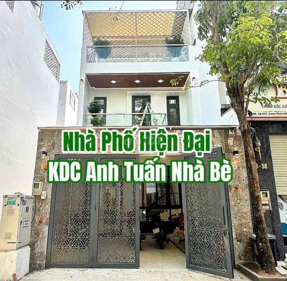 NHÀ KDC ANH TUẤN NHÀ BÈ SỔ HỒNG RIÊNG 5X16M GIÁ 7,2 TỶ BỚT LỘC