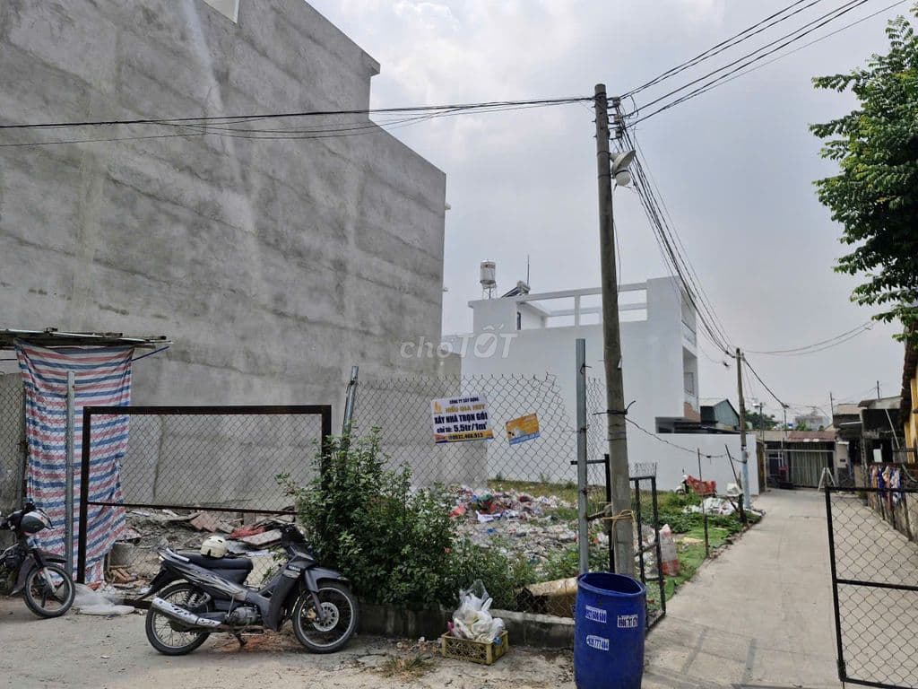 Cần bán lô đất Thổ cư-Rộng 5m-hẻm ô tô-gần Tô Ký