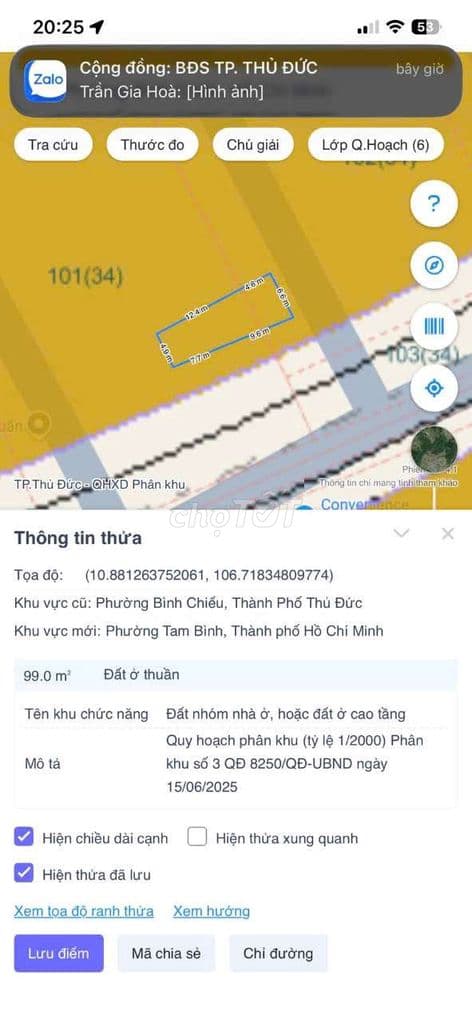 bán 100m2 đất phường Bình Chiểu Thủ Đức - Ảnh 2