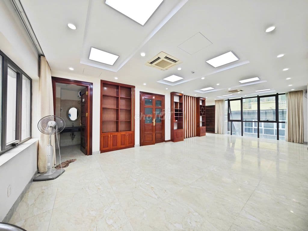 Cho thuê sàn văn phòng Thái Hà 75m2 14tr thoáng trước sau mặt tiền 5m - Ảnh 3