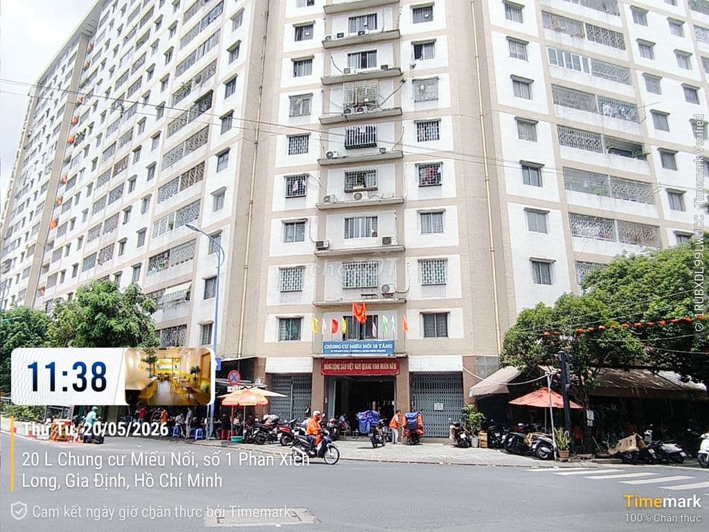 chung cư Miếu Nổi 18 Tầng - 2 Phòng ngủ - 54m2 - Tiện Đi Quận 1
