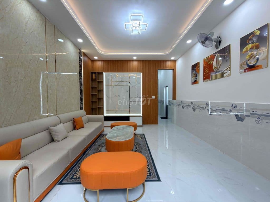 NHÀ ĐẸP SHR NGUYỄN THỊ ĐẶNG QUẬN 12 NỞ HẬU 4.3 DÀI 12 GIÁ CHỈ 4t65