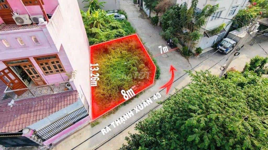 ĐẤT THỔ CƯ đường THẠNH XUÂN 43 phường THẠNH XUÂN Q12, dt 93m² (8mx13m)