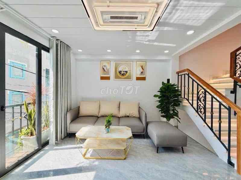 VIEW SÔNG - 38m2 (4 x 9.5) - 5 TẦNG - 4 PHÒNG NGỦ - GẦN ĐH VĂN LANG - Ảnh 2