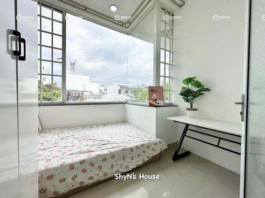 Căn hộ 1pn xịn xò phạm văn xảo - cửa sổ kính & ban công thoáng mát