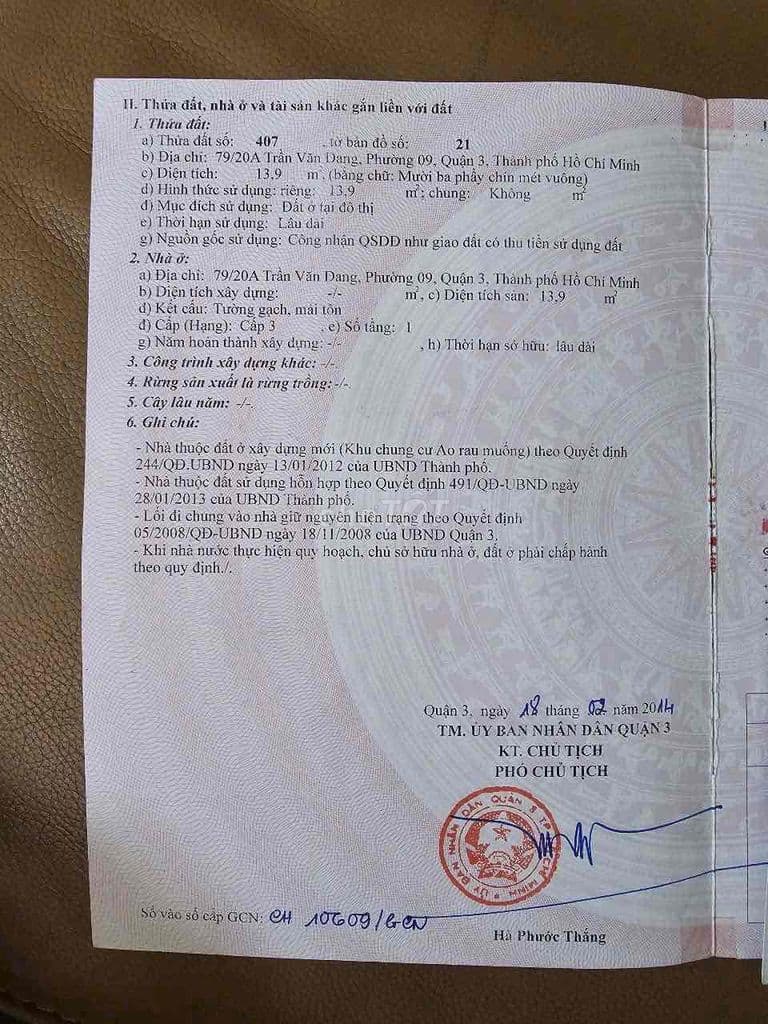 Hàng mới quận 3 Dt 2,5x6 1 trêt 1 lầu Dtsd 28m2 Giá chỉ 2ty1 tl 🌹🌹