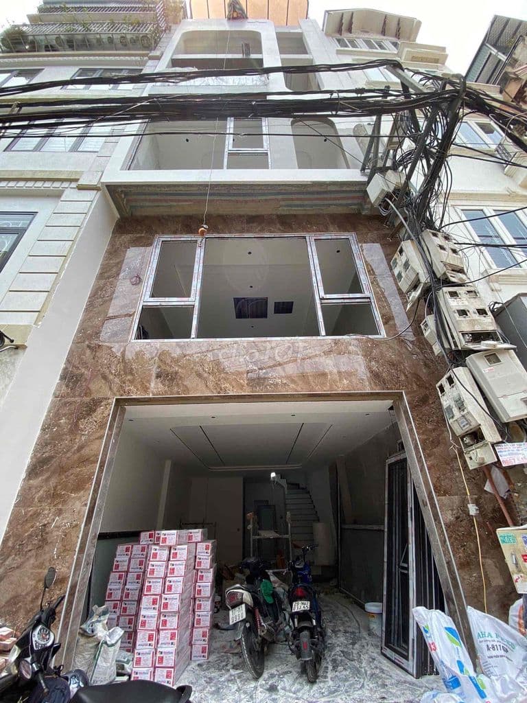 BÁN NHÀ PHỐ HỒNG TIẾN THÔNG HOÀNG NHƯ TIẾP 54m2 x7 TẦNG GARA XE 7 CHỖ