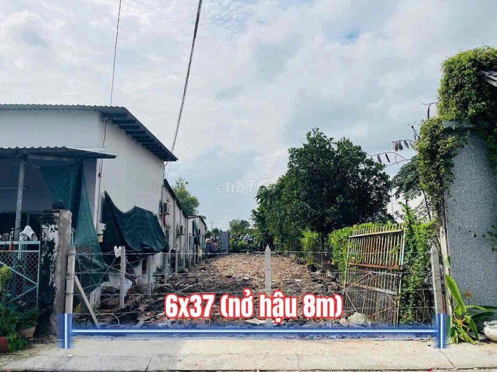 Bán lô đất 277m2 (nở hậu 8,6m) Ngay trung tâm Thị Trấn Củ Chi