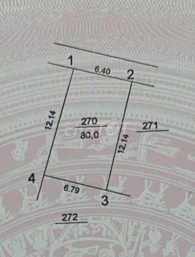 BÁN 80m2 ĐẤT THỔ CƯ SỔ SẴN MẶT TIỀN RỘNG GIÁ *** BÁT TRÀNG - Ảnh 3